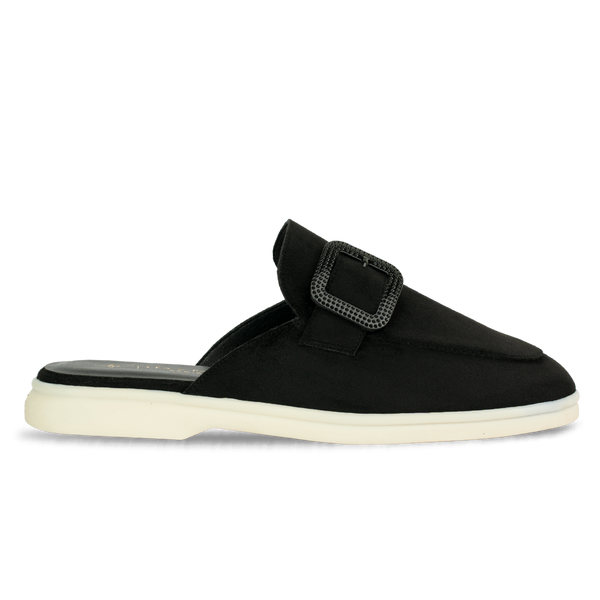 Chicca : Mule femme Daim noir