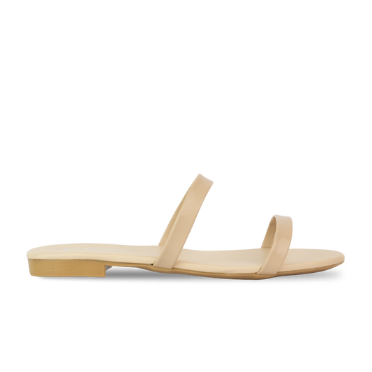 Zola : Sandale femme beige nude