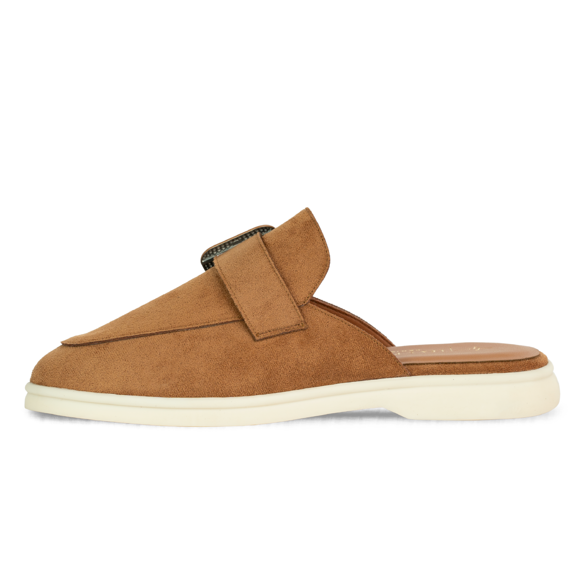 Chicca : Mule femme Daim marron - Léa & Paul