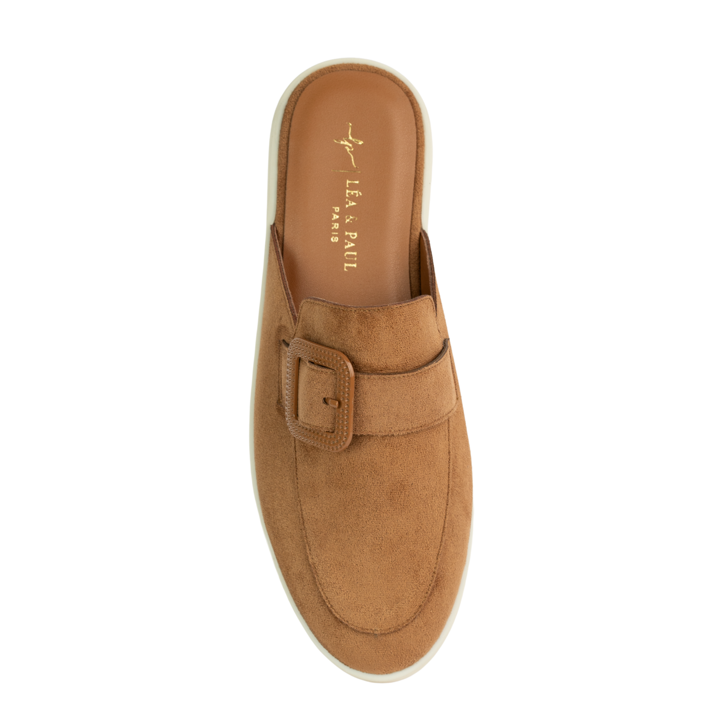 Chicca : Mule femme Daim marron - Léa & Paul