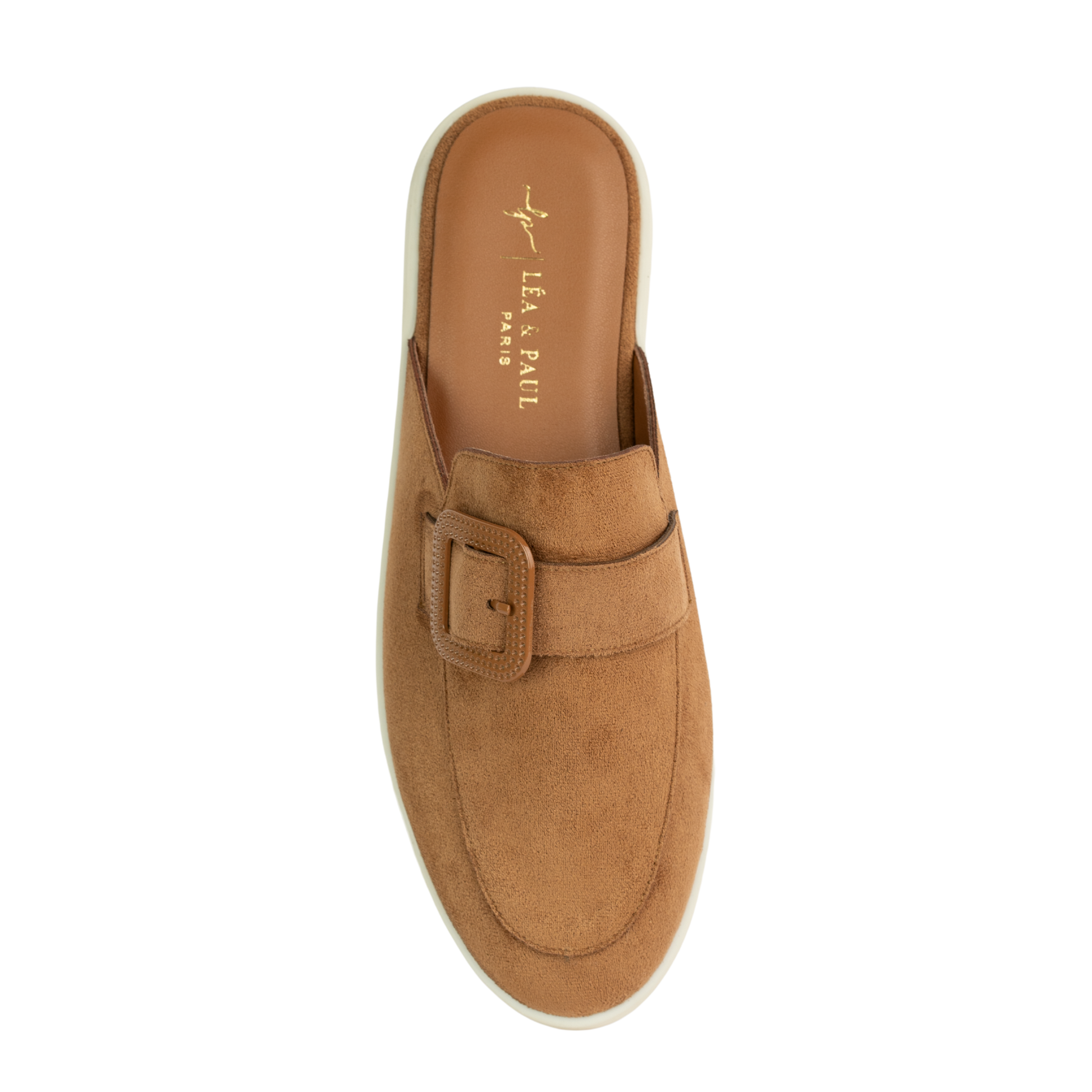 Chicca : Mule femme Daim marron - Léa & Paul