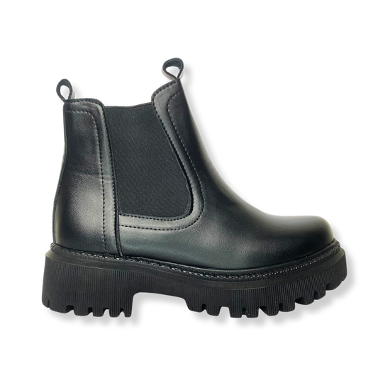 Bottines en cuir pour femme noir - Célia