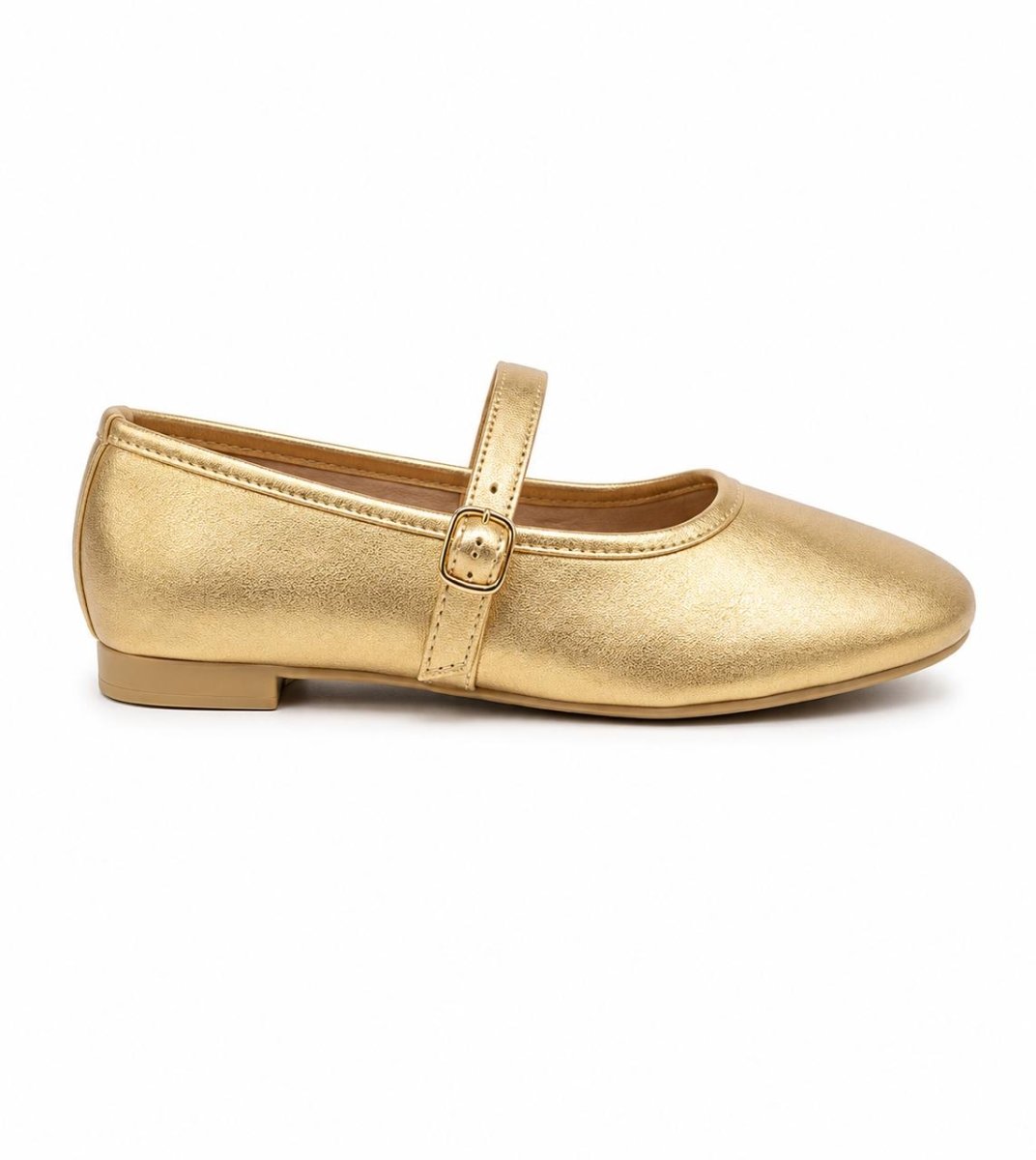 Ballerine en cuir pour femme – Gold – Bella - Lea & Paul Maroc