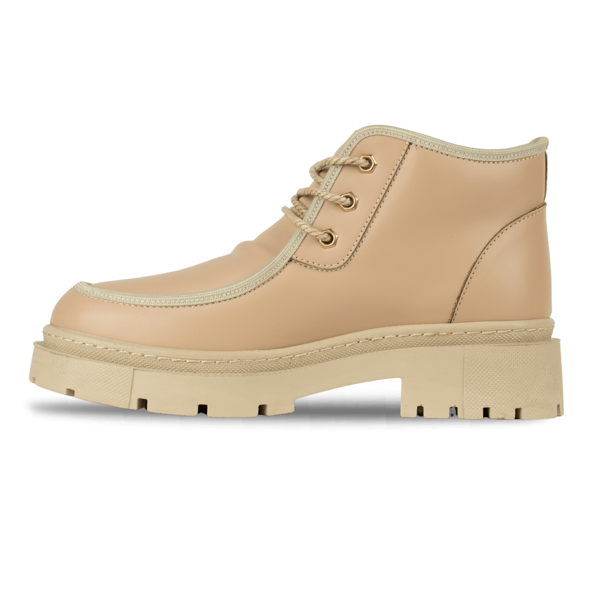 Bottines en Cuir pour femme Beige - CLARA - Lea & Paul Maroc