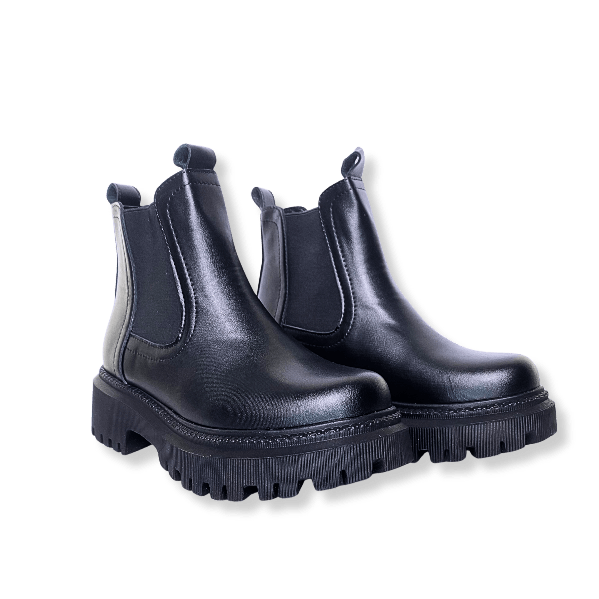 Bottines en cuir pour femme noir - Célia - Lea & Paul Maroc