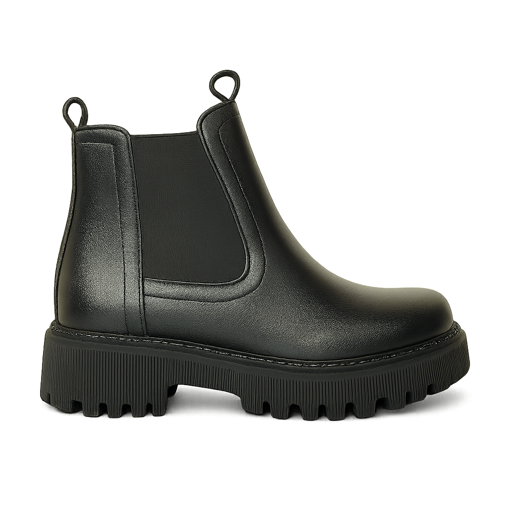 Bottines en cuir pour femme noir - Célia - Lea & Paul Maroc