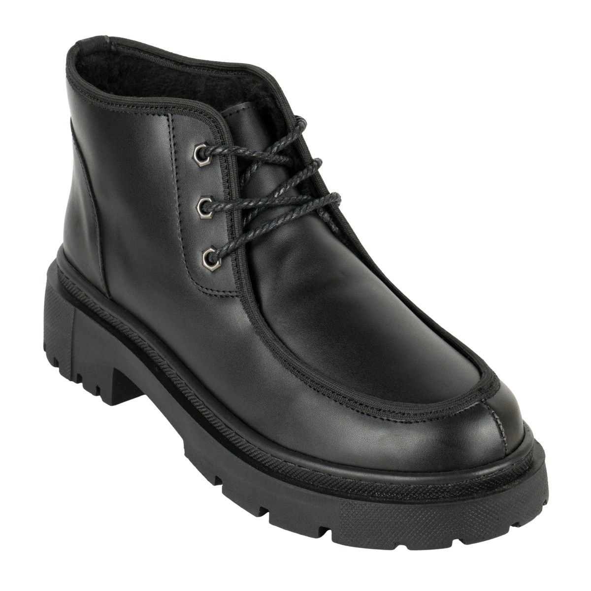 Bottines en Cuir pour femme Noir - CLARA - Lea & Paul Maroc