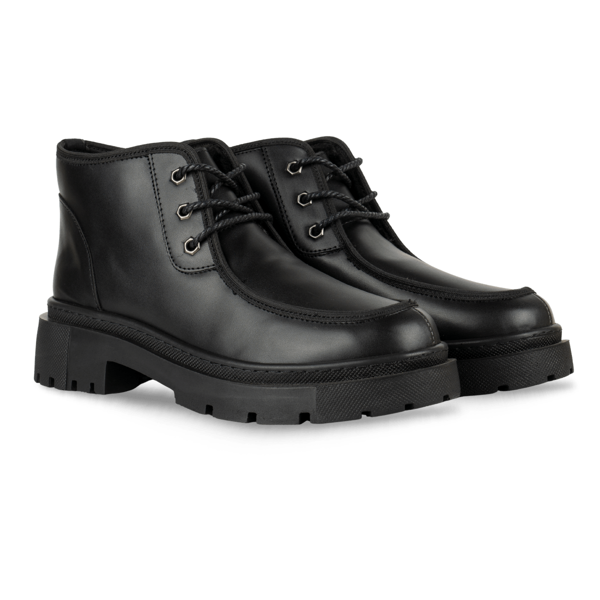 Bottines en Cuir pour femme Noir - CLARA - Lea & Paul Maroc
