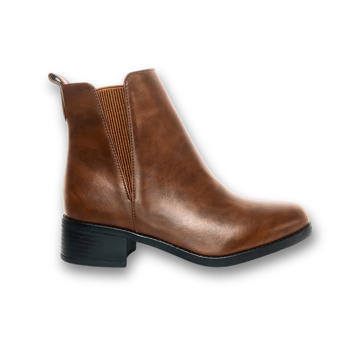 Bottines fourrées en cuir pour femmes - Marron - Rosa - Lea & Paul Maroc