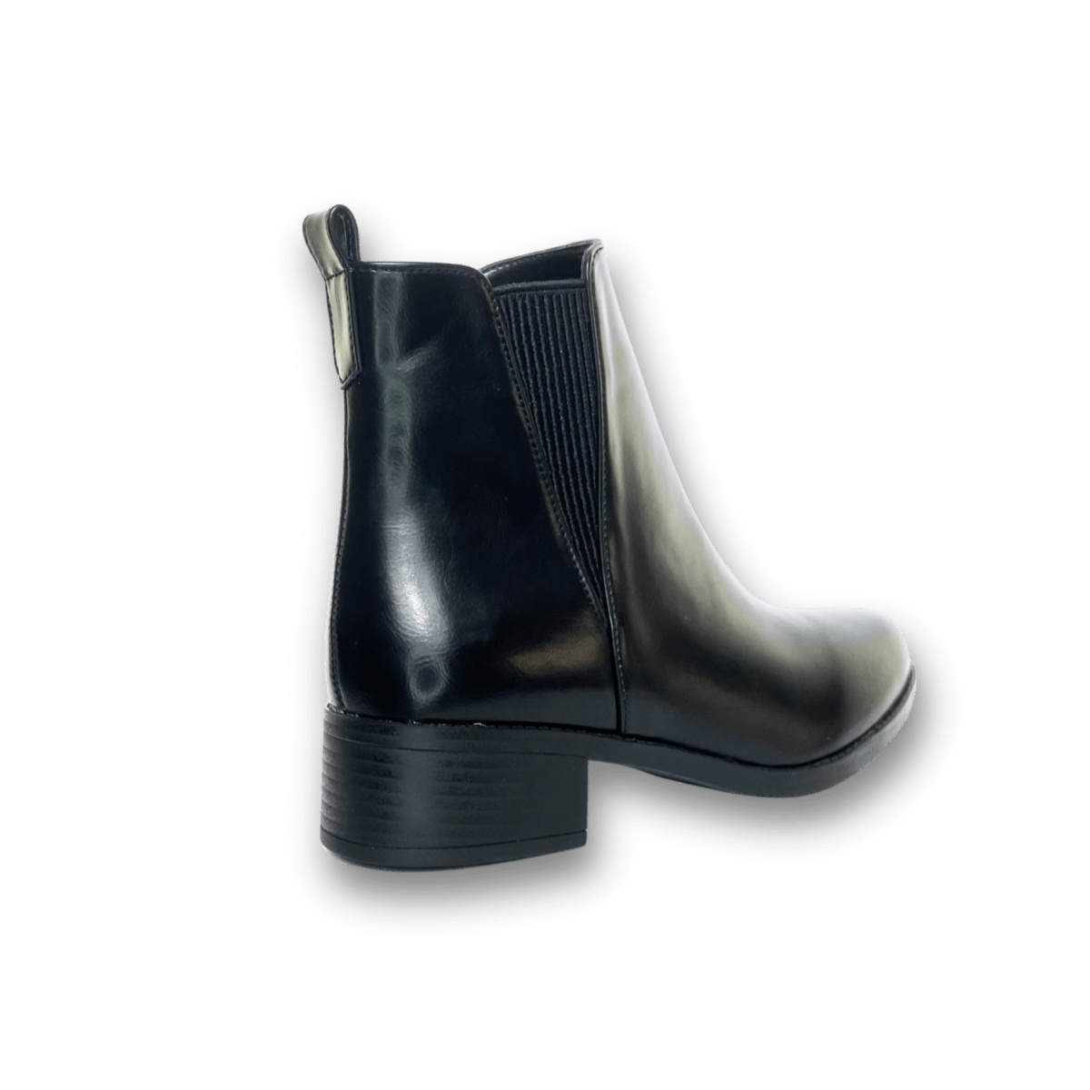 Bottines fourrées en cuir pour femmes - Noir - Rosa - Lea & Paul Maroc