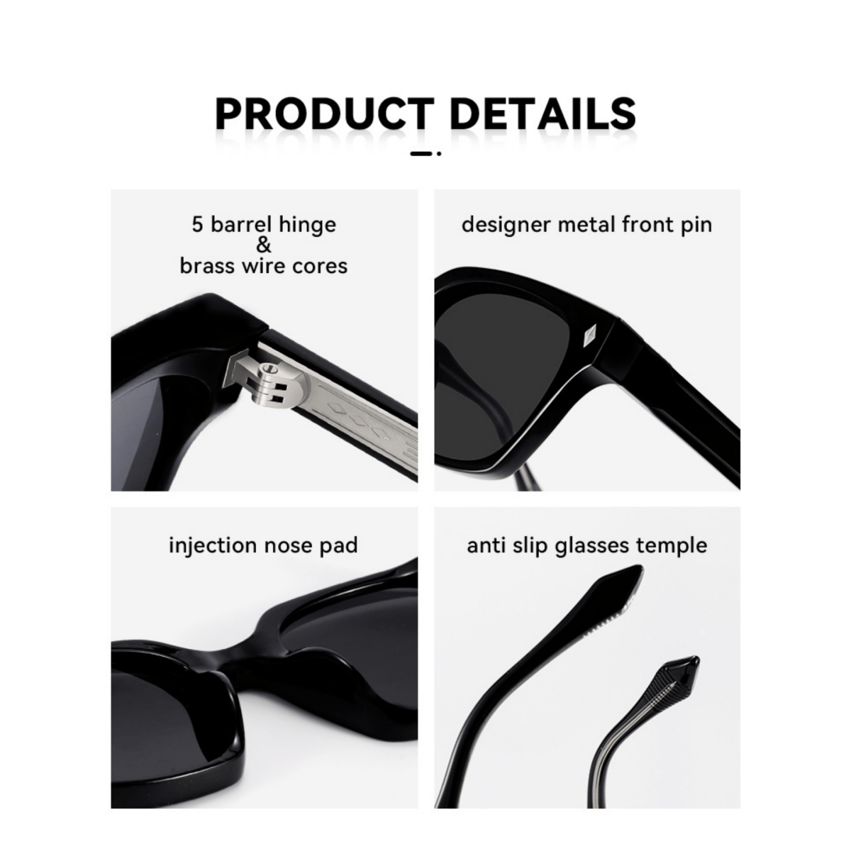 Lunettes de soleil femme - Lyra Midnight Black - Lea & Paul Maroc