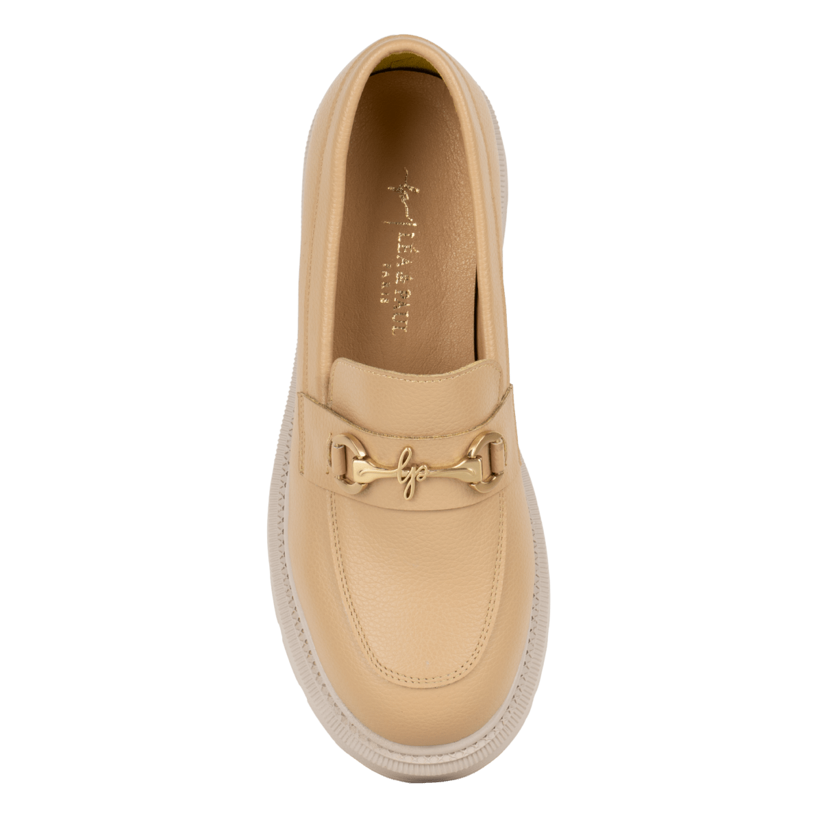 Mocassin en cuir pour femmes beige - Noelle - Lea & Paul Maroc