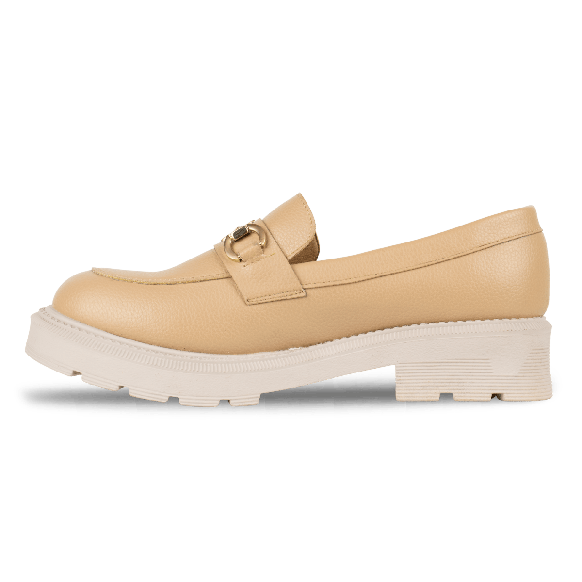 Mocassin en cuir pour femmes beige - Noelle - Lea & Paul Maroc