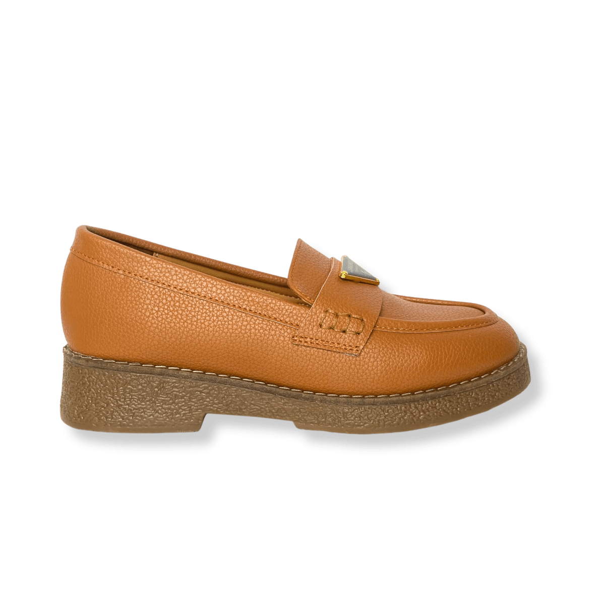 Mocassin en cuir pour femmes marron - Lucia - Lea & Paul Maroc