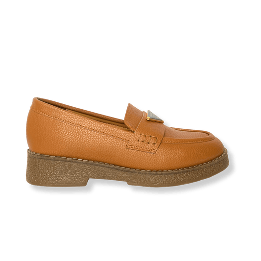 Mocassin en cuir pour femmes marron - Lucia - Lea & Paul Maroc