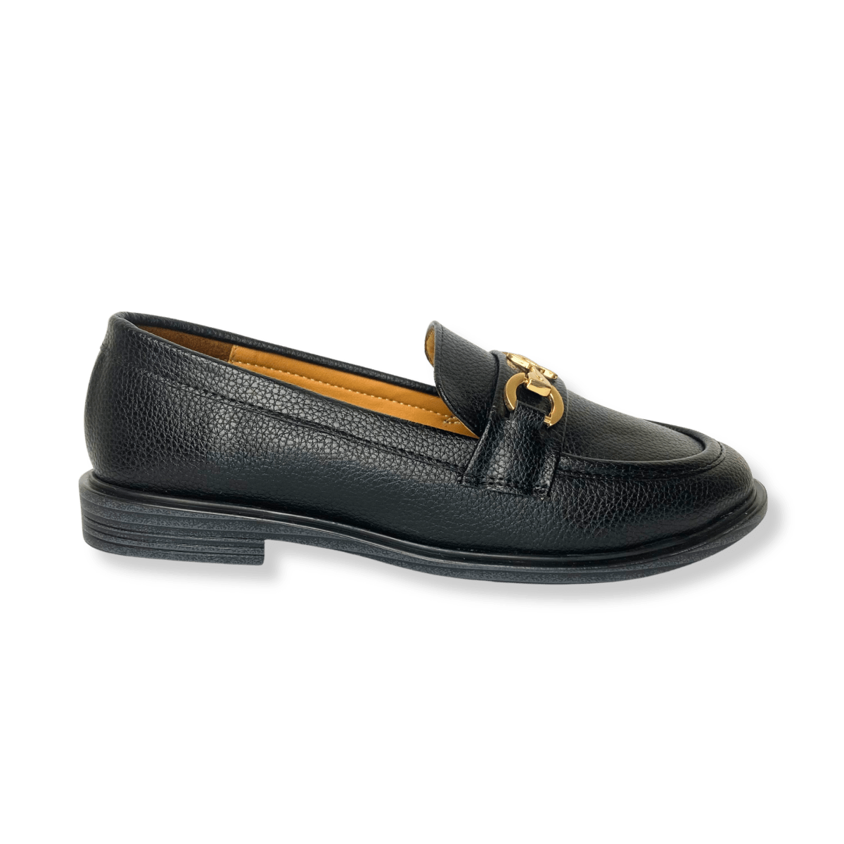 Mocassin en cuir pour femmes noir - Lola - Lea & Paul Maroc