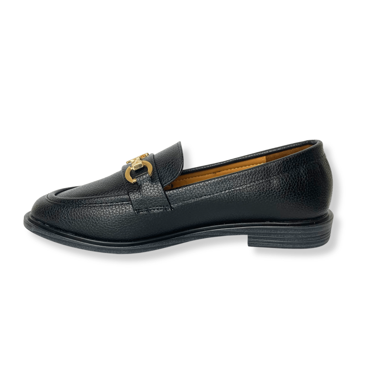 Mocassin en cuir pour femmes noir - Lola - Lea & Paul Maroc