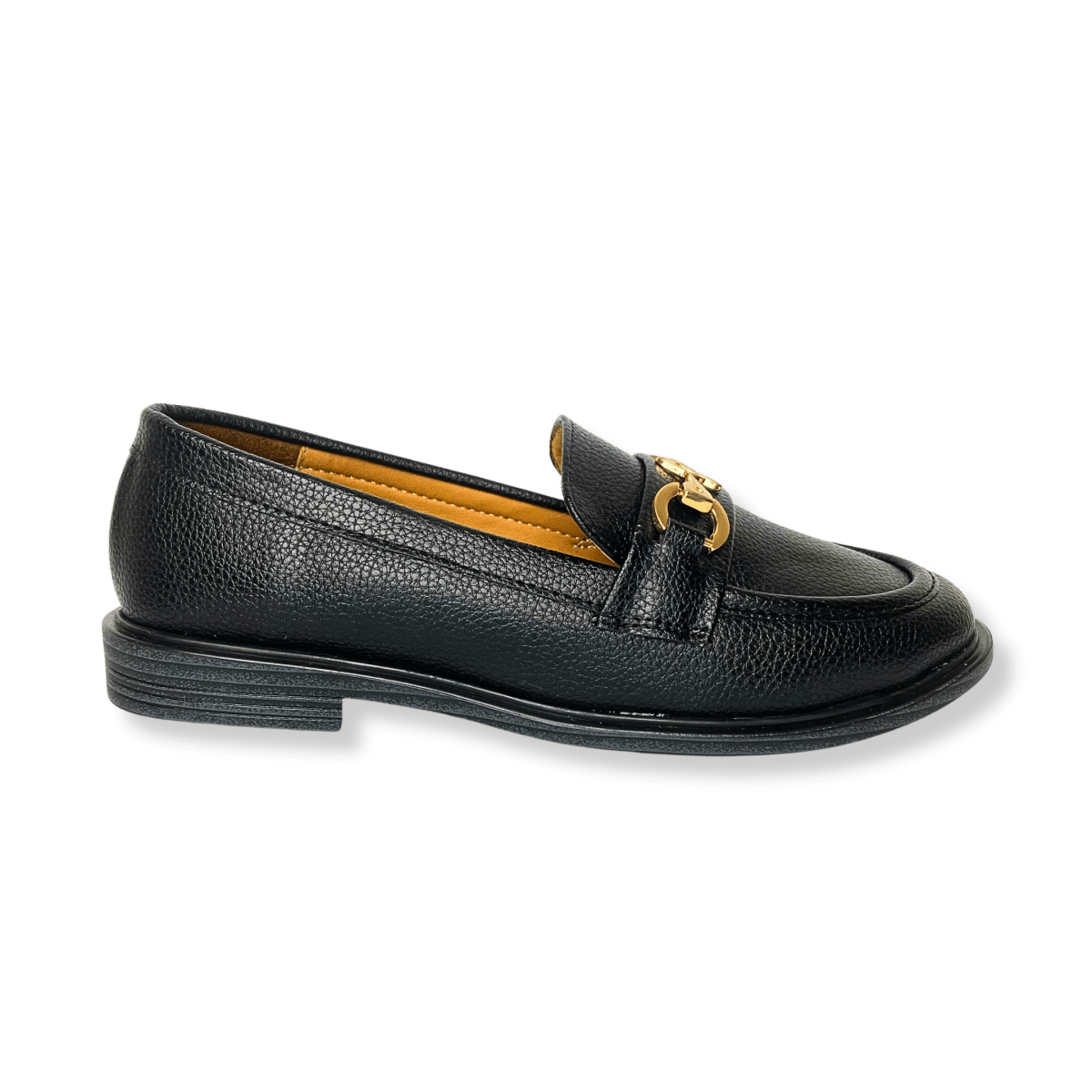 Mocassin en cuir pour femmes noir - Lola - Lea & Paul Maroc