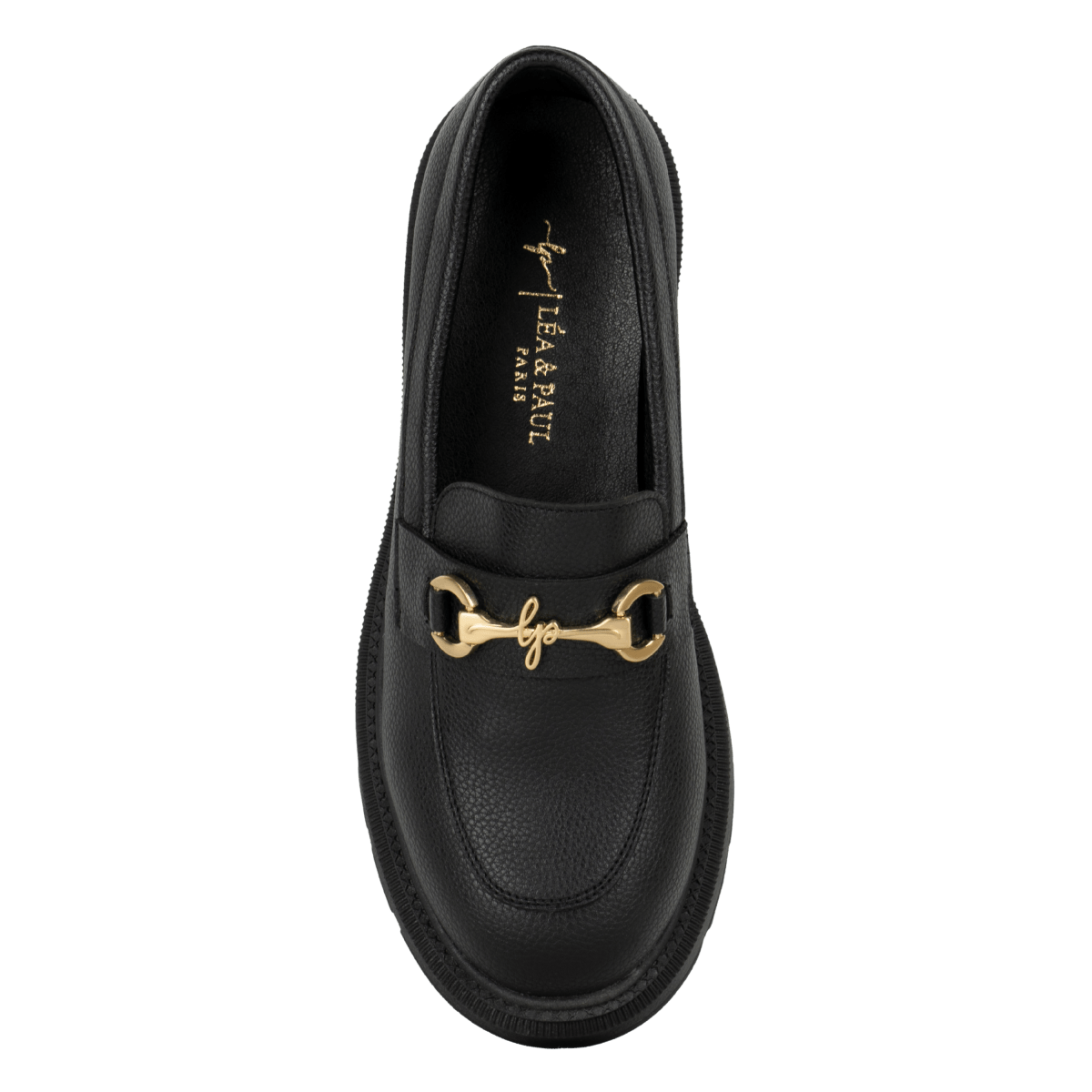 Mocassin en cuir pour femmes noir - Noelle - Lea & Paul Maroc