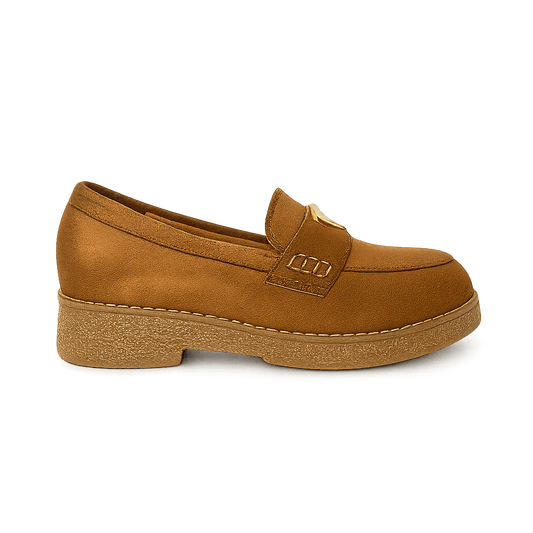 Mocassin en daim pour femmes marron - Armandine - Lea & Paul Maroc