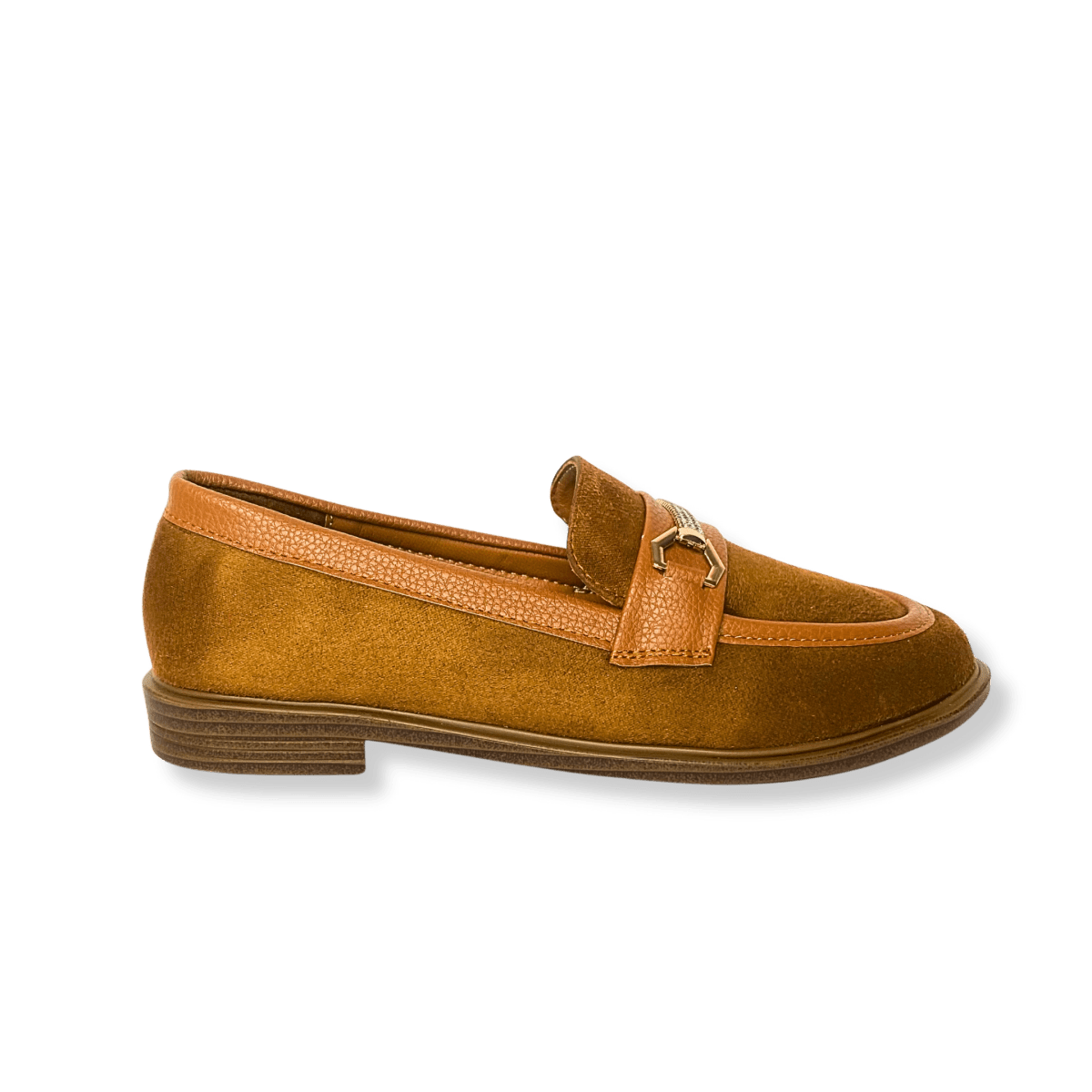 Mocassin en daim pour femmes marron - Elora - Lea & Paul Maroc