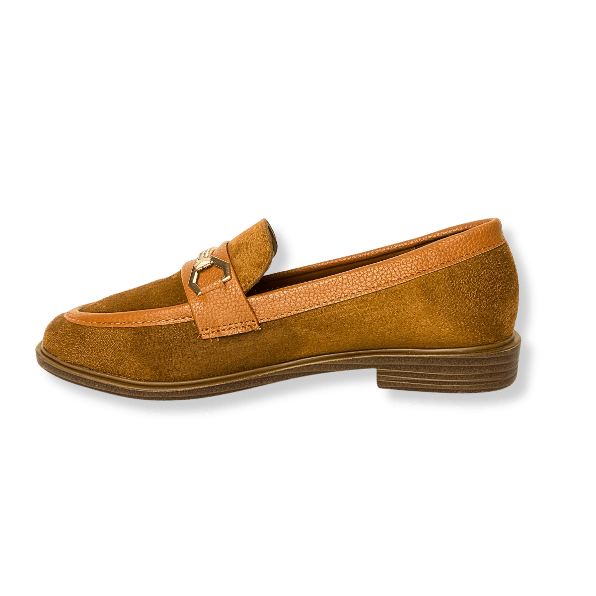 Mocassin en daim pour femmes marron - Elora - Lea & Paul Maroc