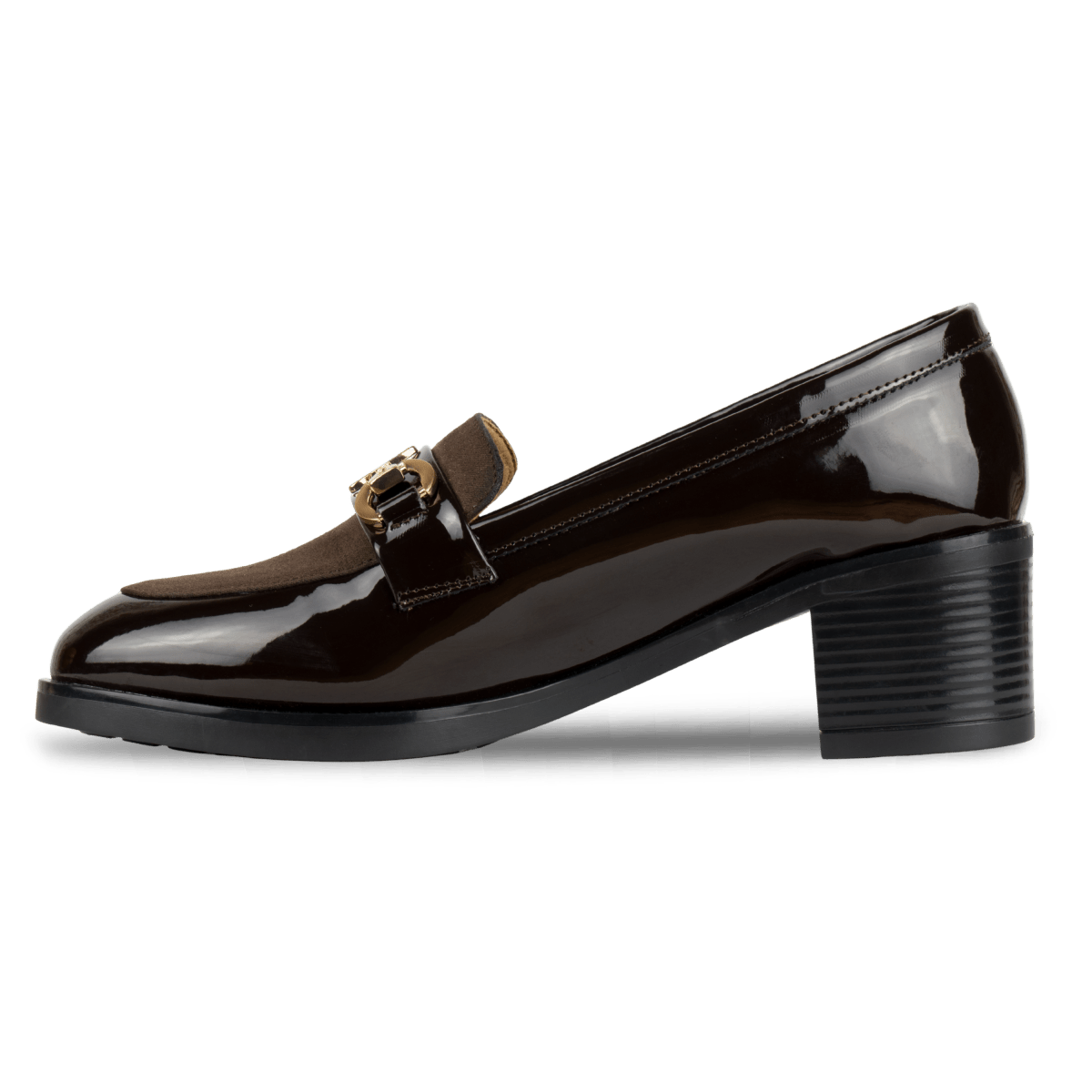 Mocassins à talon pour femme – Marron – Adelle - Lea & Paul Maroc
