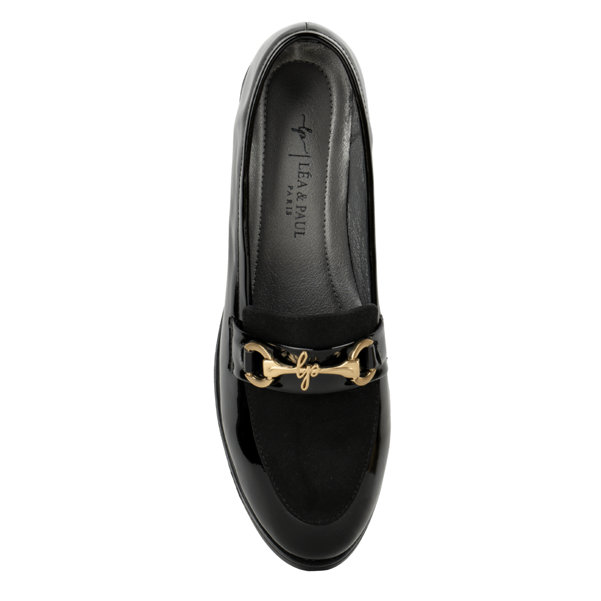 Mocassins à talon pour femme – Noir – Adelle - Lea & Paul Maroc