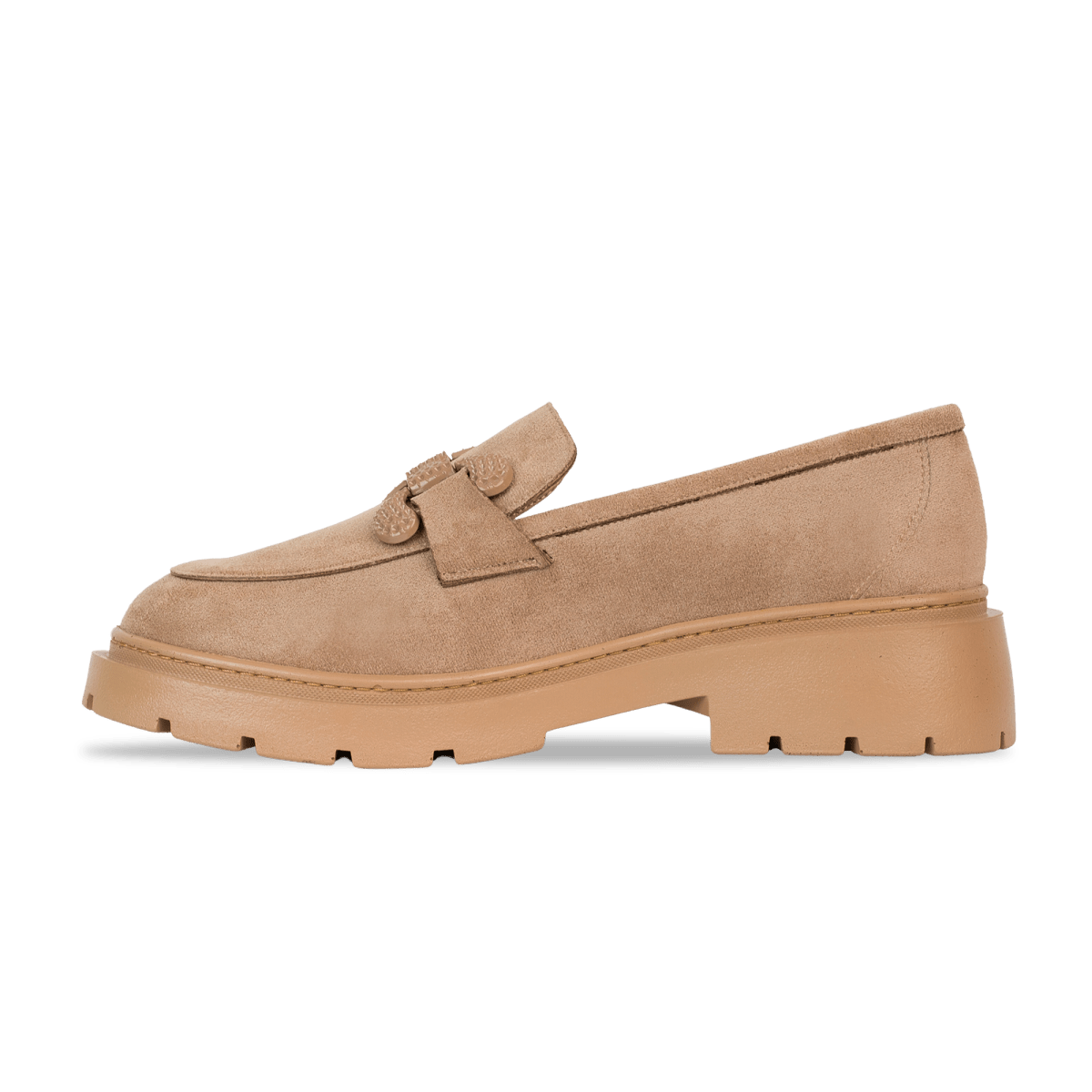 Mocassins en daim pour femme – Beige – Edith - Lea & Paul Maroc
