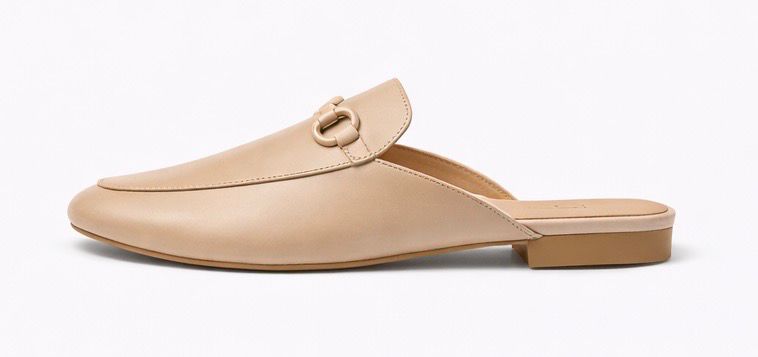 Mules en Cuir pour femme – Beige – Layali - Lea & Paul Maroc