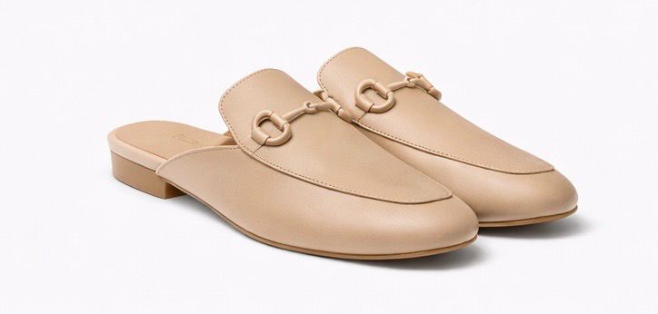 Mules en Cuir pour femme – Beige – Layali - Lea & Paul Maroc
