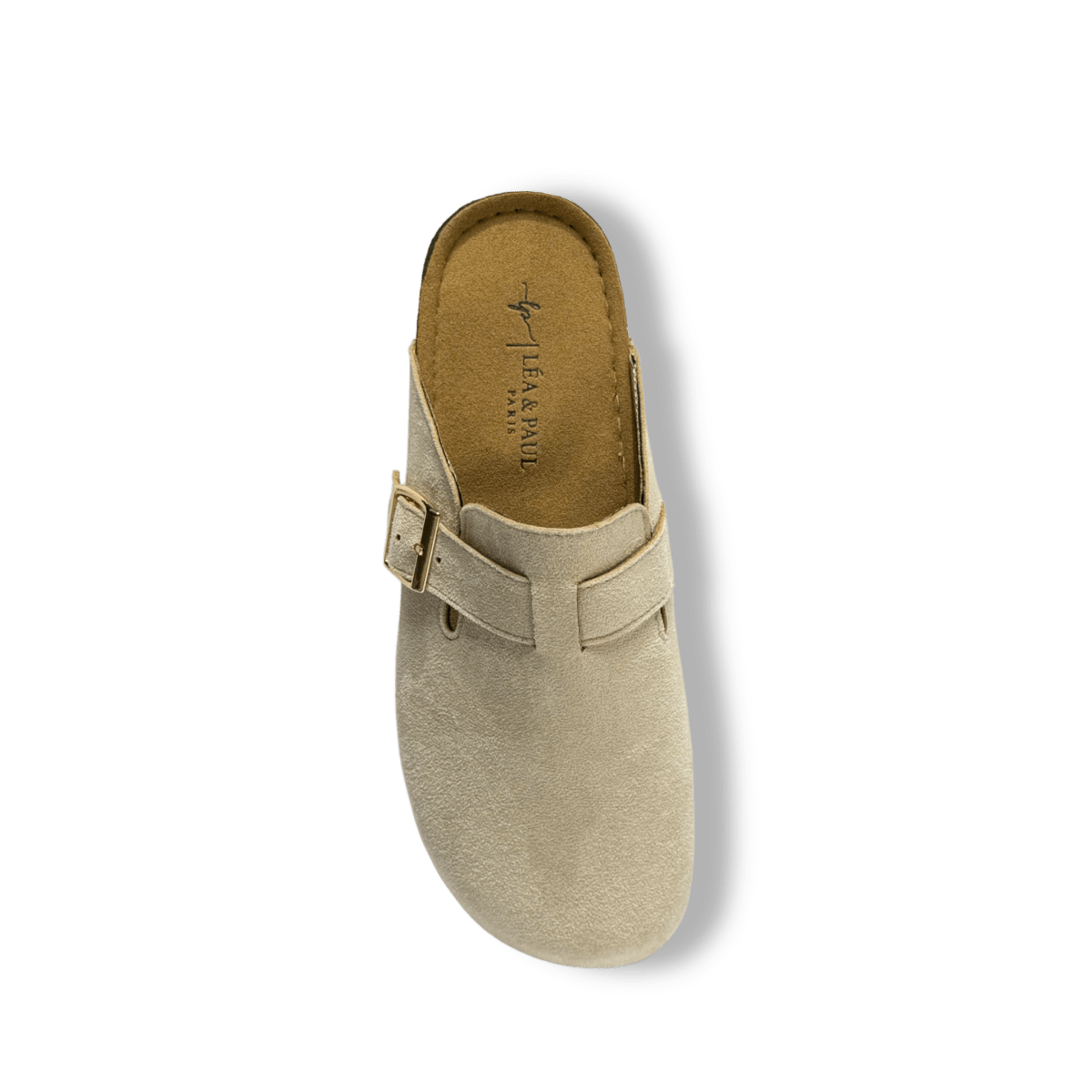 Sabot en daim pour femme - beige - Maélia - Lea & Paul Maroc