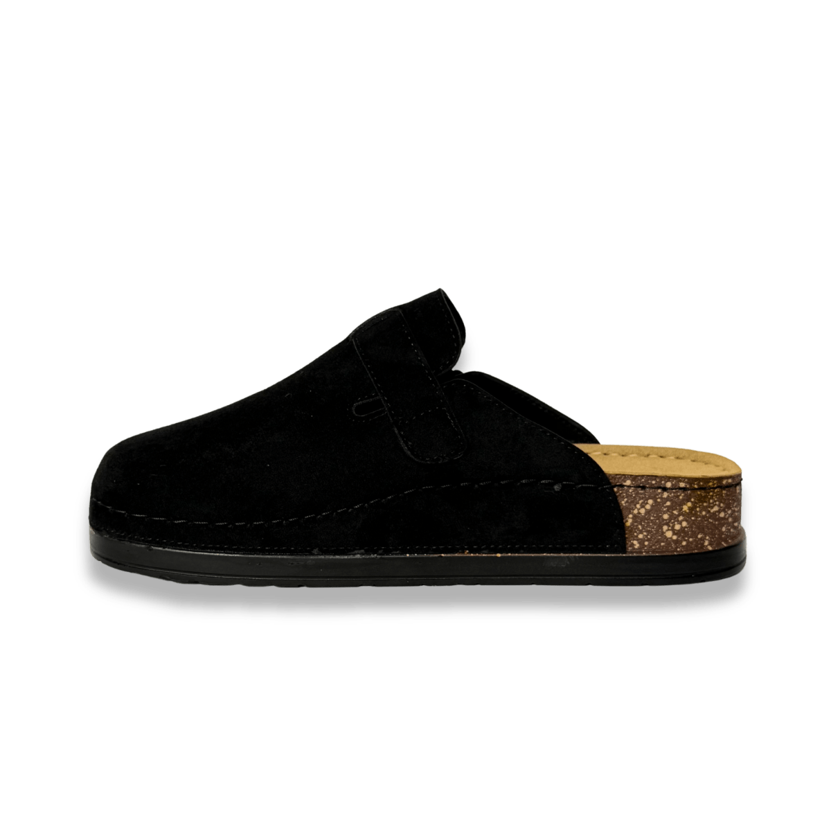 Sabot en daim pour femme - noir - Maélia - Lea & Paul Maroc