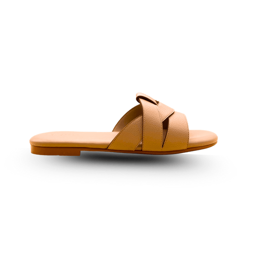 Sandales en cuir pour femme – Beige – Seraphine - Lea & Paul Maroc