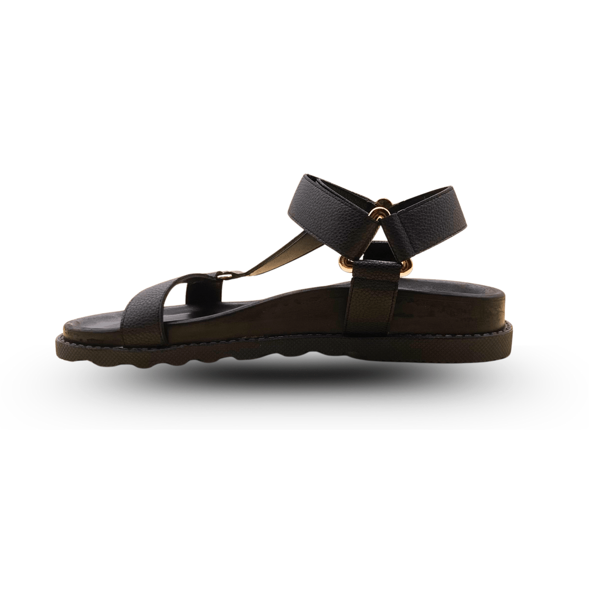 Sandales en cuir pour femme – Noir – Amara - Lea & Paul Maroc
